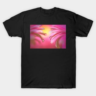 Droplets on Gerberas with Refraction T-Shirt